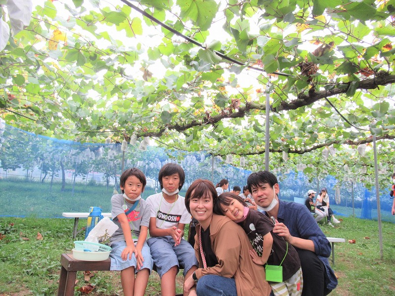 【終了】2023秋　B-1　家族DEバス旅 ぶどう狩り＆BBQ
