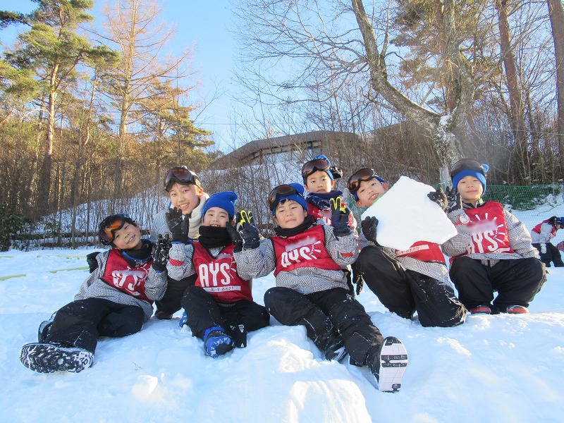 【終了】W-5　はじめての雪遊び＆スキーキャンプA（冬休み）